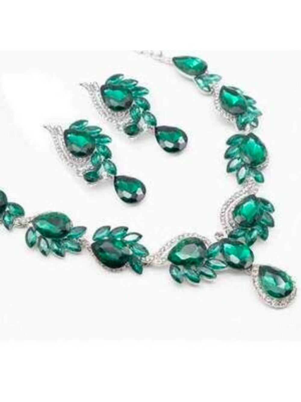 Qlavoca Crystal For Teardrop Crystal Necklace And D Dainty Gift - Picture 7 of 7